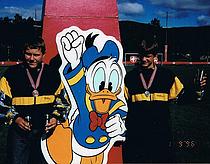 Donald Duck lekene 1996. 3 og 4 plass til Sten Willy Govva/foto: Gunn Britt Retter