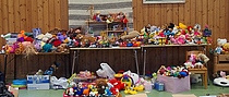 Det kan virke som foreldrene i Nesseby har gitt bort alle kosedyrene til barna... Govvat/foto: Charles Petterson
