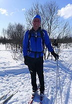 Skiløper nr 100 ved ilargammen kom fra Kirkenes Charles Petterson