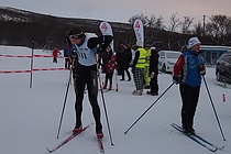 En skiløper fra Alta som nylig tok andre plass under junior-VM. Kanskje det var oppholdet i Nesseby lufta som ga det gode resultatet under KM? Govvat/foto: Charles Petterson